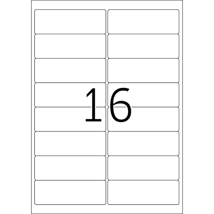 Herma Adressetiketten, 99.1x33.8mm, ablösbar, weiß, matt, 100 Blatt (1600 Etiketten)