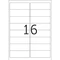 Herma Adressetiketten, 99.1x33.8mm, ablösbar, weiß, matt, 100 Blatt (1600 Etiketten) Vorschaubild