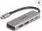 DeLOCK 4-Port USB-C-Hub mit PD, 2x USB-C 3.0, 2x USB-A 3.0, USB-C 3.0 [Stecker] Vorschaubild