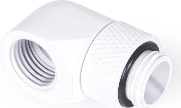 Alphacool Eiszapfen 90° L-Verbinder G1/4" AG auf G1/4" IG, white