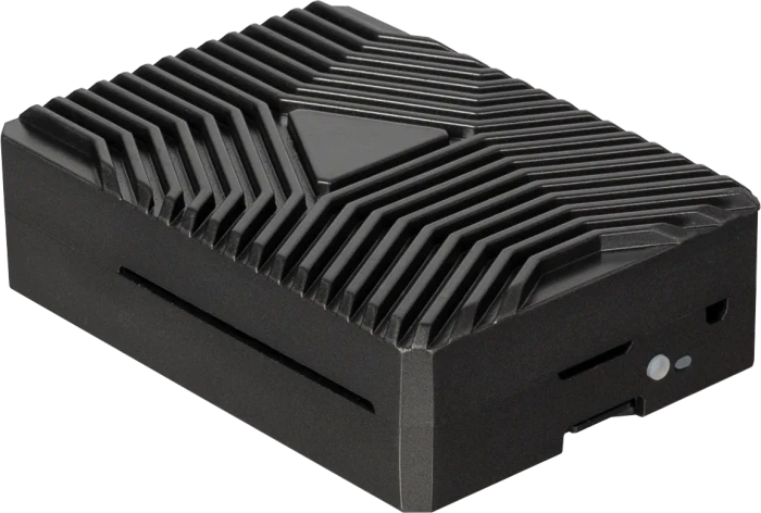 Joy-iT Aluminiumgehäuse für Raspberry Pi 5, schwarz