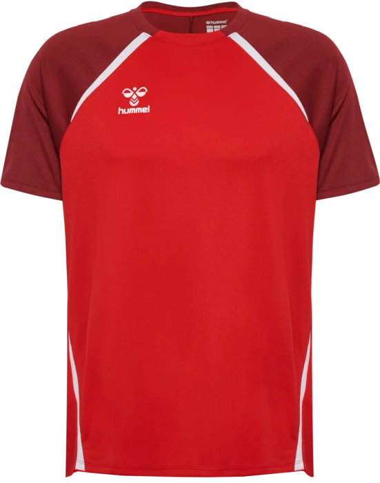 hummel Lead 2.0 Funktionsshirt kurzarm true red/maroon (Herren)