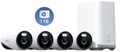 eufy eufyCam E330 Professional 4-Kameras, inkl. HomeBase 3, Set