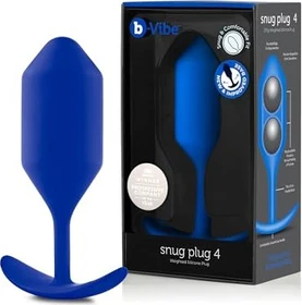 b-Vibe Snug Plug 4 marineblau