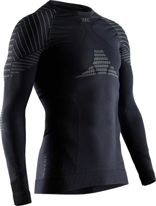 X-Bionic Invent 4.0 Kompressionsshirt langarm black/charcoal (Herren)