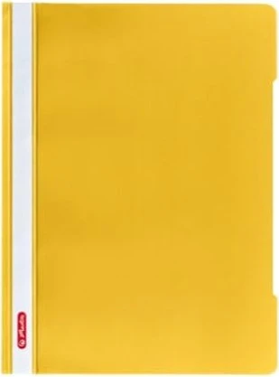 Herlitz Schnellhefter Kunststoff, A4, gelb, 10er-Pack