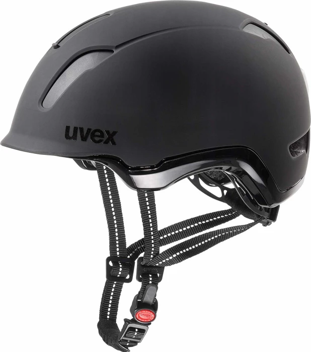 UVEX City 9 Helm black mat