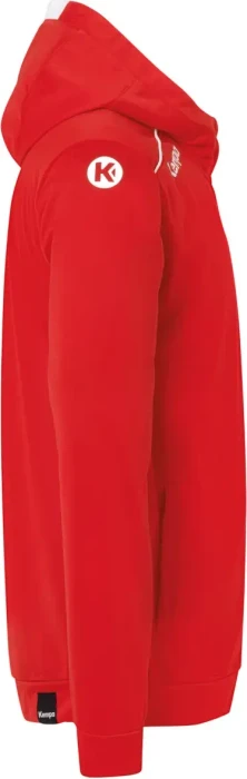 Kempa Player Hood Trainingsjacke rot/white