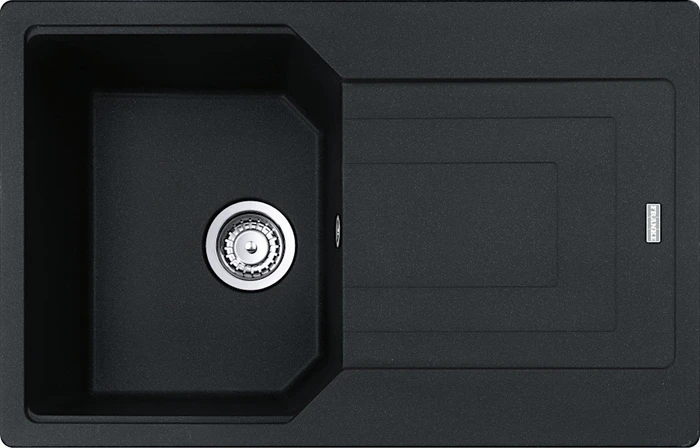 Franke Urban UBG 611-78 Einbau Becken reversibel mit Ablauffernbedienung onyx