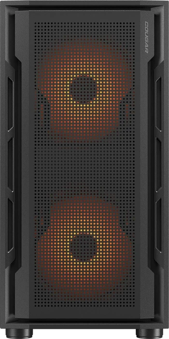 Cougar Uniface Mini RGB Black, schwarz, Glasfenster
