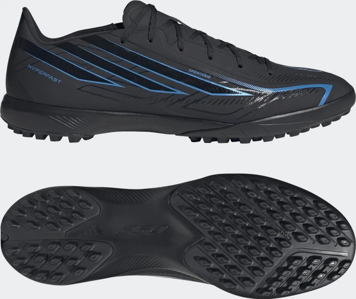 adidas F50 Hyperfast League TF core black/lucid ray blue