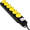 LogiLink Outdoor Steckdosenleiste, 6-fach, 1.5m, schwarz/gelb Vorschaubild