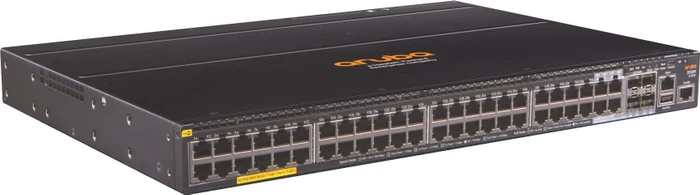 HPE Aruba 2930M 48G Rackmount Gigabit Managed Stacking Switch, 44x RJ-45, 4x RJ-45/SFP, 1x Erweiterungsslot, 1440W PoE+