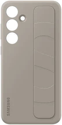 Samsung Silicone Grip Case für Galaxy S24+ taupe