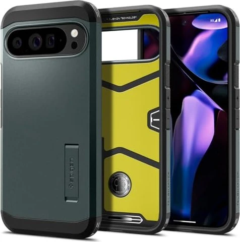 Spigen Tough Armor für Google Pixel 9 Pro XL Abyss Green