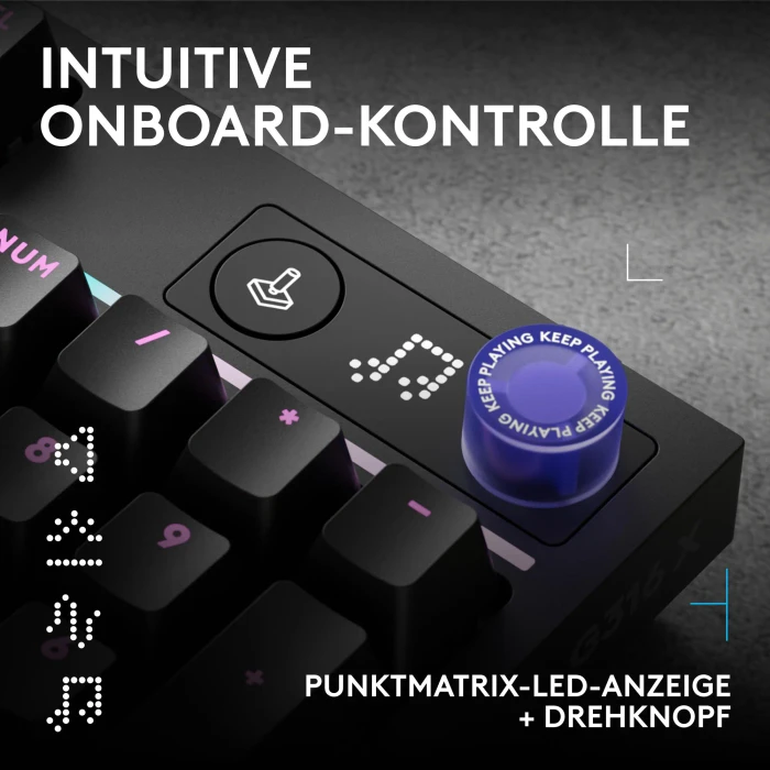 Logitech G316 X 98, schwarz, Tactile Switch, USB, DE