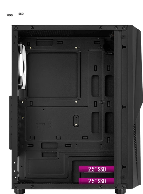 AeroCool Mecha ARGB, Glasfenster