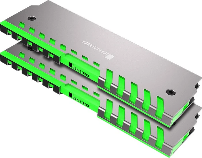 Jonsbo NC-2 RGB silber, RAM-Kühler, 2er-Pack