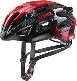 UVEX Race 7 Helm schwarz/rot