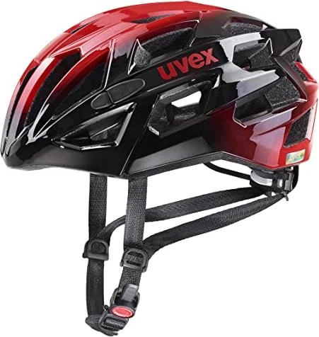 UVEX Race 7 Helm schwarz/rot
