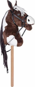 HKM Hobby Horse Steckenpferd braun/weiß