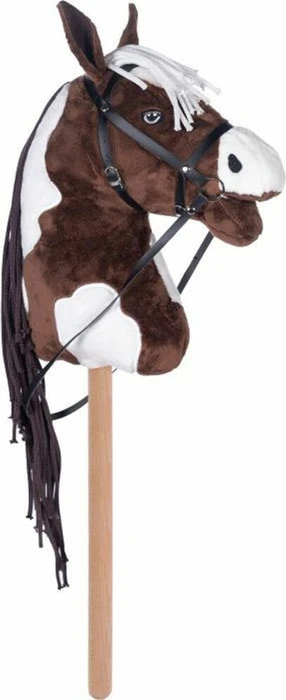 HKM Hobby Horse Steckenpferd braun/weiß