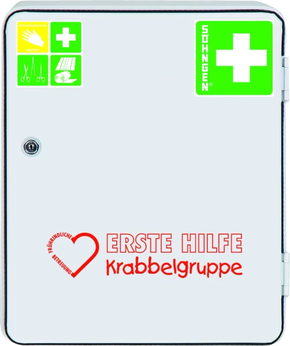 Söhngen Erste-Hilfe-Verbandschrank Krabbelgruppe weiß