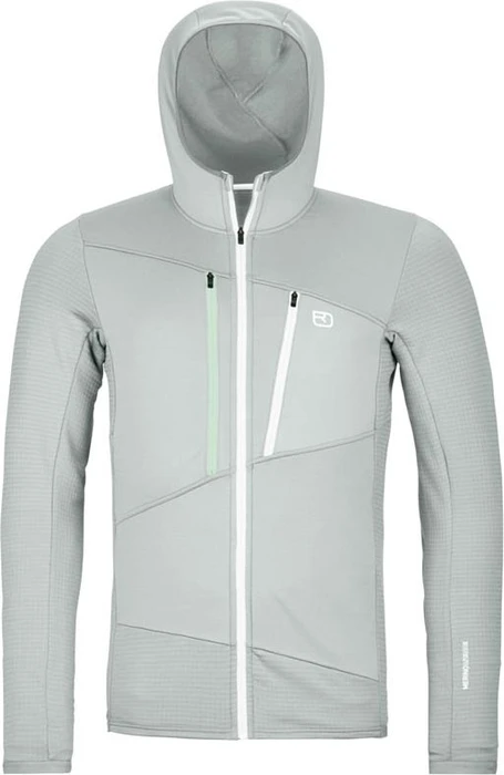 Ortovox Fleece Grid Hoody Funktionsjacke grey ice (Herren)