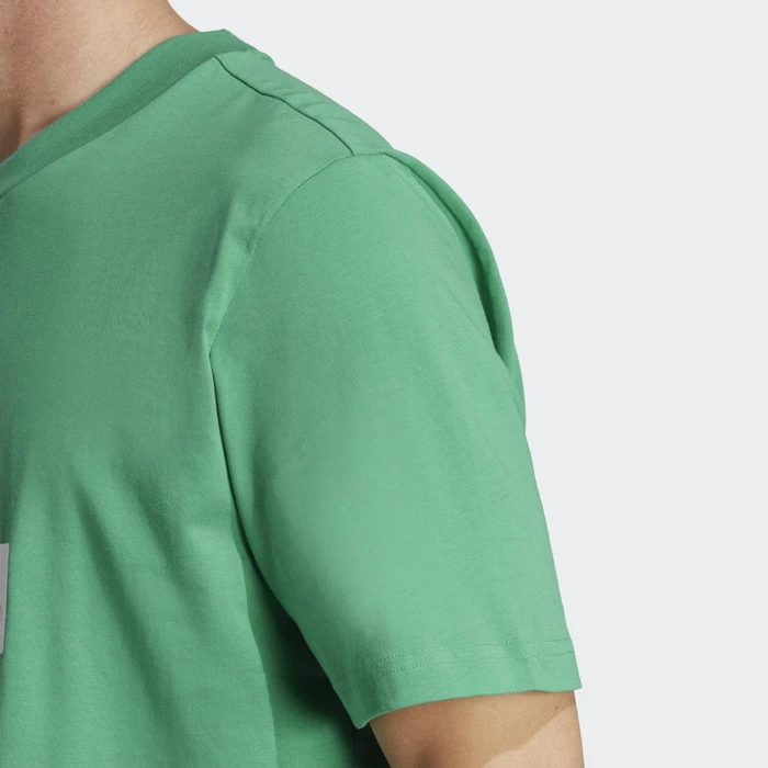 adidas Future Icons Badge of Sport T-Shirt kurzarm semi court green (Herren)