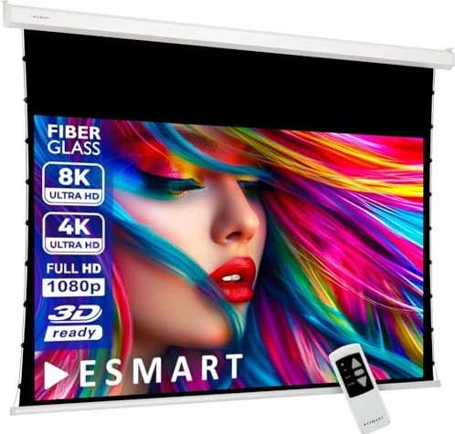 eSmart Germany Tension Leinwand Tatenso Glasfaser 186x105cm