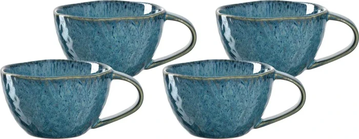 Leonardo Matera Keramiktasse 290ml blau, 4 Stück (018588)