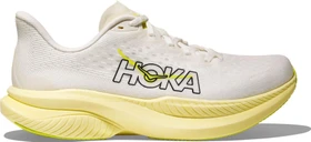 Hoka Mach 6 white/neon hoka citrus (Damen)