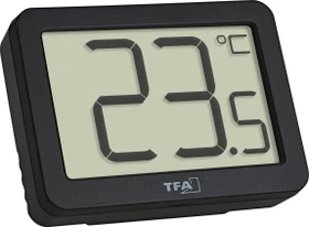 TFA Dostmann Thermometer schwarz, digital