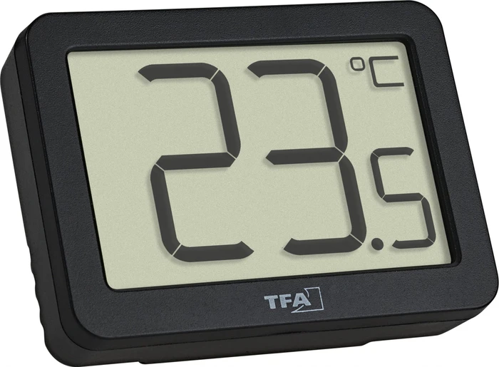 TFA Dostmann Thermometer schwarz, digital