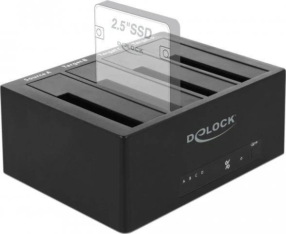DeLOCK Dockingstation SATA 6Gb/s, USB-B 3.0/eSATA