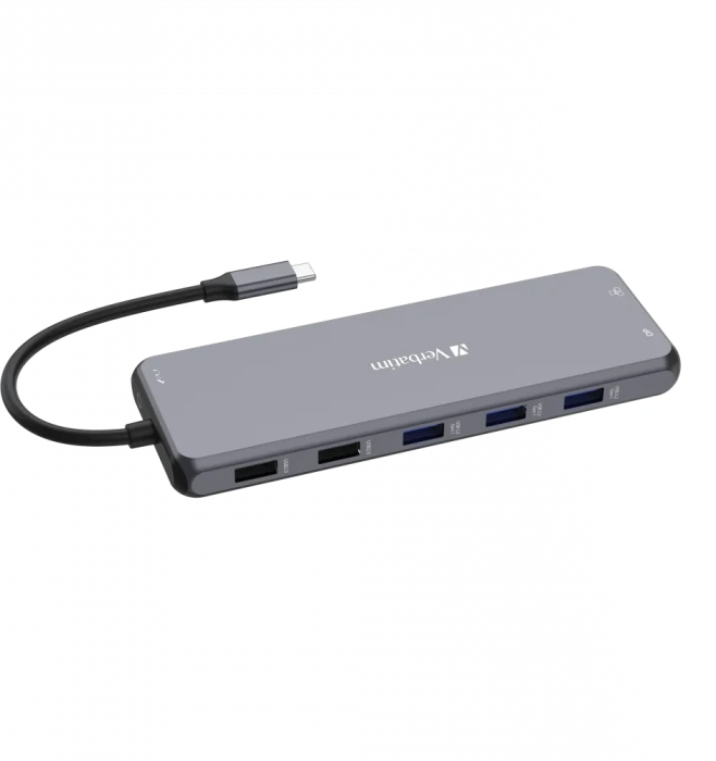Verbatim USB-C Pro Multiport Hub CMH-13, USB-C 3.1 [Stecker]