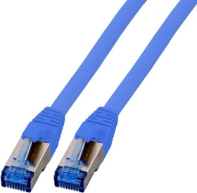 EFB Elektronik TPE Superflex Patchkabel, Cat7/Cat6a, S/FTP, RJ-45/RJ-45, 1.5m, blau