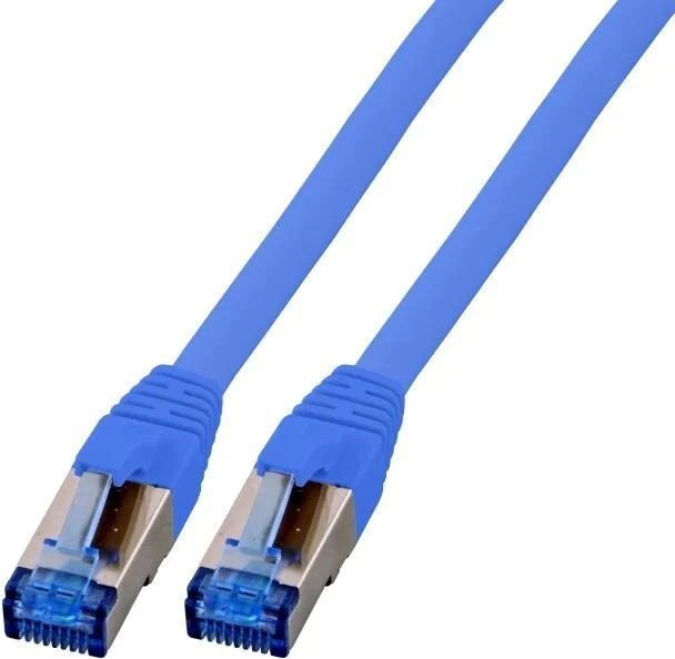 EFB Elektronik TPE Superflex Patchkabel, Cat7/Cat6a, S/FTP, RJ-45/RJ-45, 1m, blau