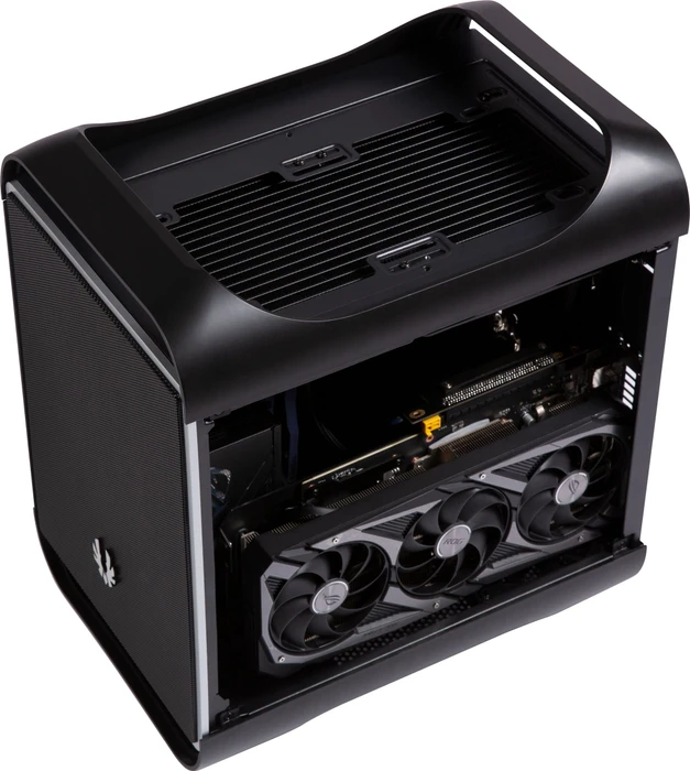 BitFenix Prodigy M 2022 ARGB, schwarz, Glasfenster