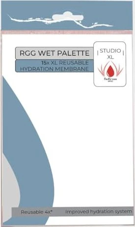 Redgrass Wet Palette Studio XL V2 Reusable Membranes, 15 Stück
