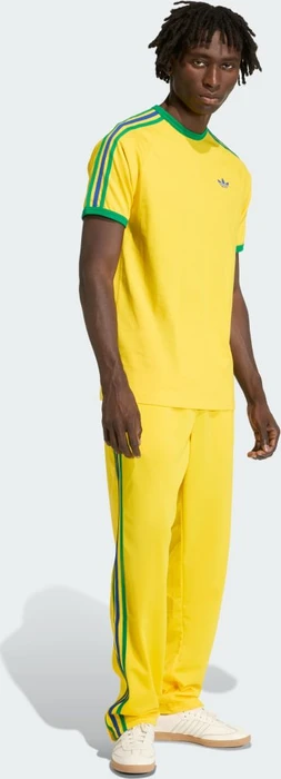 adidas 3-Streifen T-Shirt kurzarm eqt yellow/green/collegiate royal (Herren)