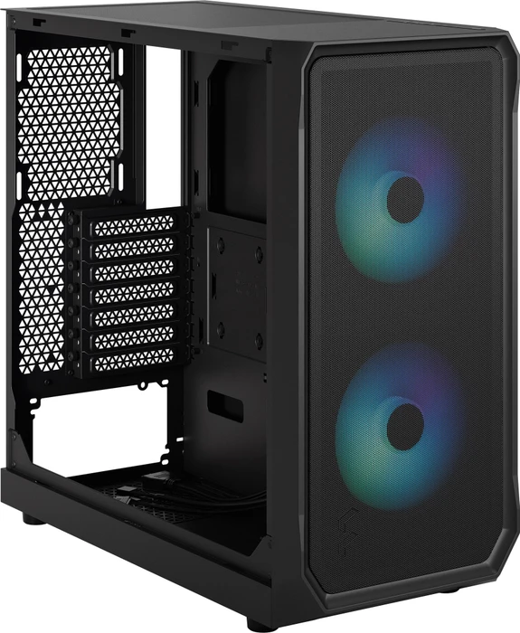Fractal Design Focus 2 RGB, schwarz, Glasfenster