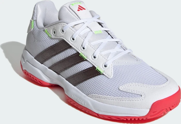 adidas Stabil Indoor cloud white/aurora metallic/semi lucid red (Junior)