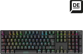 Sharkoon Skiller SGK36W Wireless, schwarz, LEDs RGB, Huano RED, USB, DE