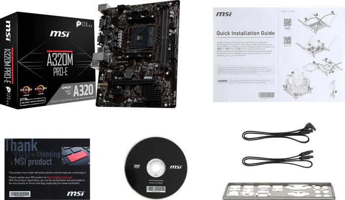 MSI A320M Pro-E (AMD AM4)