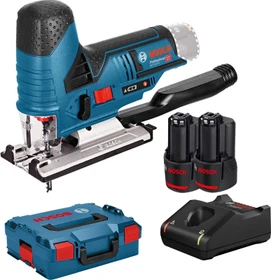 Bosch Professional GST 12V-70 Akku-Pendelhubstichsäge inkl. L-Boxx + 2 Akkus 2.0Ah