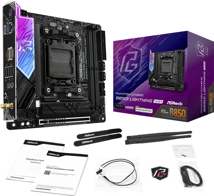 ASRock Phantom Gaming B850I Lightning WiFi (AMD AM5)