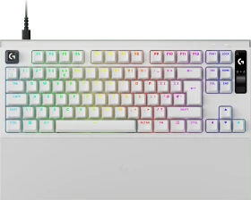Logitech G PRO X2 TKL Rapid, weiß, KS-20 Magnetic Analog, USB, UK (920-014096)