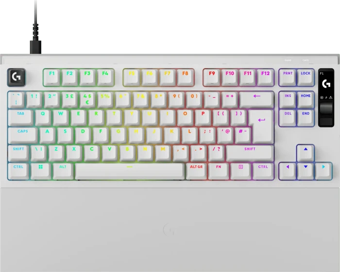 Logitech G PRO X2 TKL Rapid, weiß, KS-20 Magnetic Analog, USB, UK