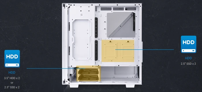 Thermaltake Divider 300 TG Air Snow Edition, weiß, Glasfenster